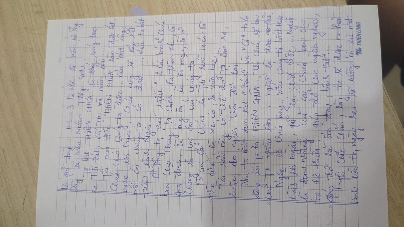 Bản viết tay trang 3